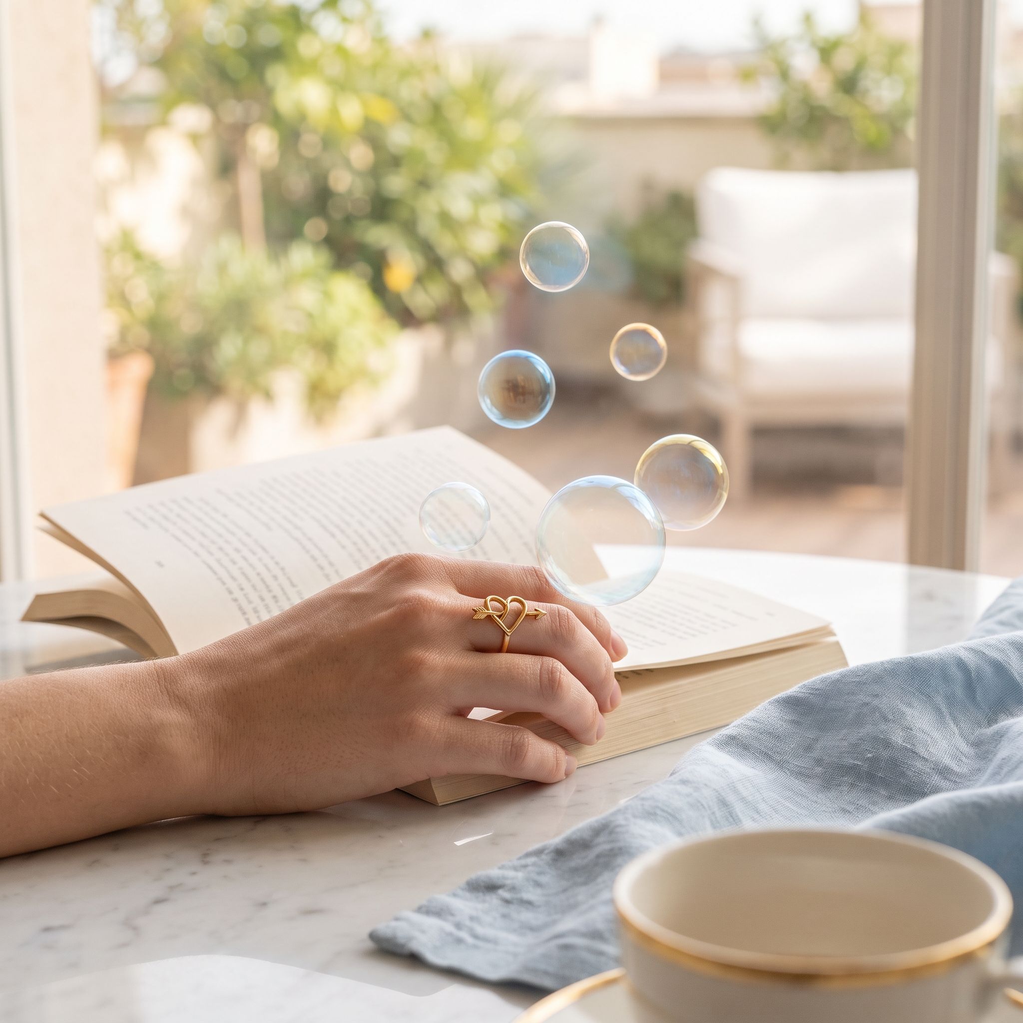 Bague de lecture, mise en scène